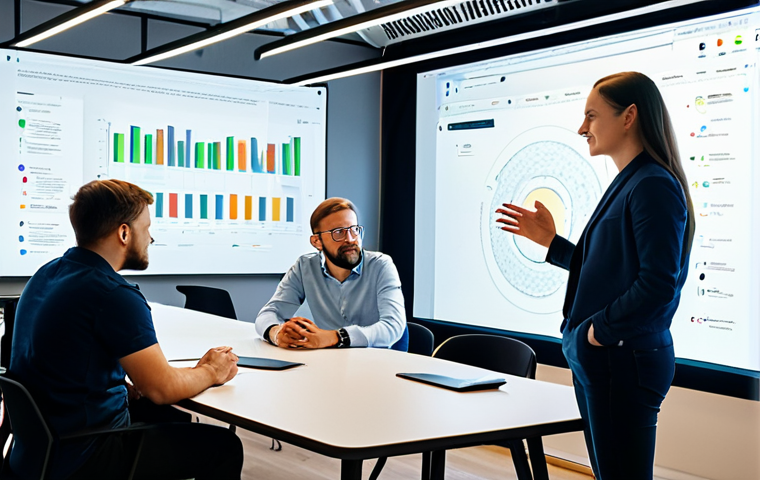 스토리텔러 직무 워크샵 후기 - AI-Powered Storytelling Session**

"A diverse group of professionals collaborating in a brightly lit...