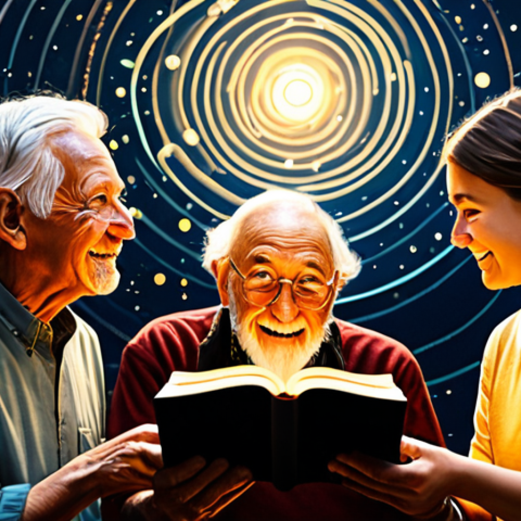 스토리텔러 관련 콘텐츠 시장의 성장 가능성 - **Prompt:** A visually rich and abstract depiction of human connection through storytelling. In the ...