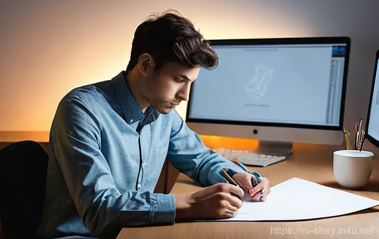 스토리텔러가 배우는 창의적 글쓰기 - **Prompt: The Wordsmith's Vision**
    A young adult woman, dressed in a comfortable yet stylish lon...