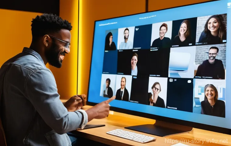 스토리텔러 관련 직업의 도전 과제 - **Prompt:** A young, thoughtful content creator, approximately 30 years old, sitting at a modern des... 스토리텔러 관련 직업의 도전 과제 - **Prompt:** A young, thoughtful content creator, approximately 30 years old, sitting at a modern des...