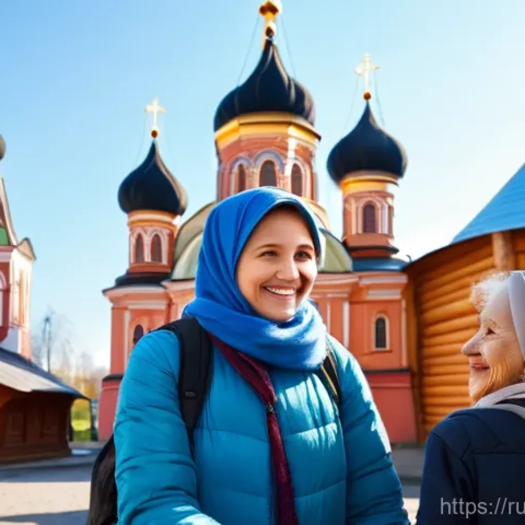 스토리텔러 관련 콘텐츠 제작 전략 - **Prompt:** A heartwarming scene in a charming, sun-drenched Russian Golden Ring town like Suzdal. A...