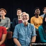 스토리텔러 실무에서 스토리 제작의 중요성과 사례 - **Prompt:** A dynamic, wide shot capturing a diverse audience (men, women, various ages and ethnicit...