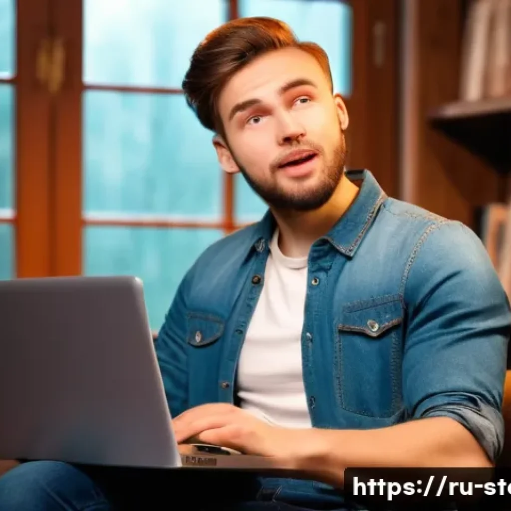 스토리텔러 직무에서의 스토리 제작 능력 향상 방법 - A dynamic storytelling scene in a modern cozy studio featuring a charismatic young Russian male stor...